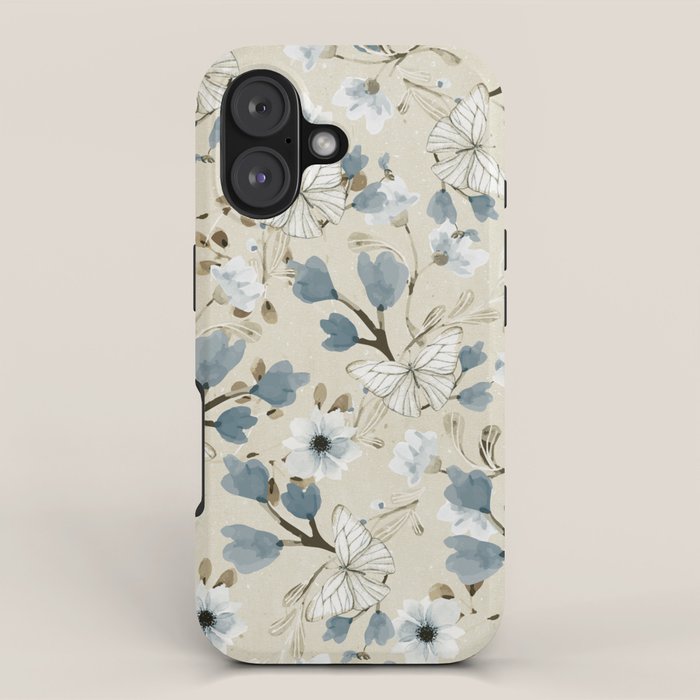Flowers and Butterflies iPhone Case Gallery Image 1