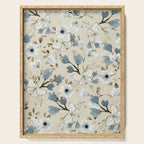 Flowers and Butterflies Serving Tray Gallery Image 1