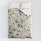 Flowers and Butterflies Duvet Cover Gallery Image 6