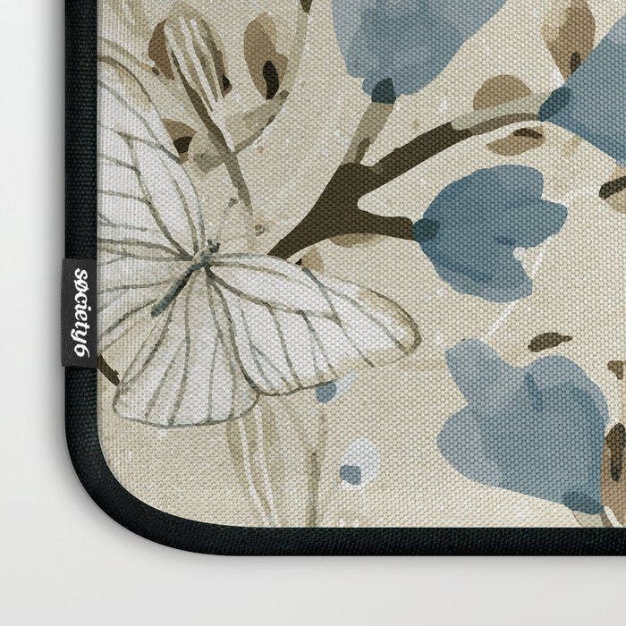Flowers and Butterflies Laptop Sleeve Gallery Image 3
