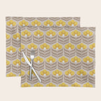 Sunny retro pattern no6 Placemat Gallery Image 1