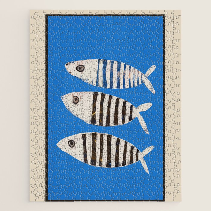 Bold Stripes Beneath the Surface Jigsaw Puzzle Gallery Image 1