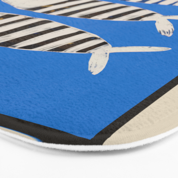 Bold Stripes Beneath the Surface Bath Mat Gallery Image 3