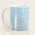 Hand drawn flower nature art pattern Coffee Mug Gallery Image 3