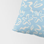 Hand drawn flower nature art pattern Pillow Sham Gallery Image 4