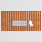 Ribbed (Rust) Desk Mat Gallery Image 1