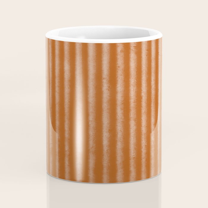 Ribbed (Rust) Coffee Mug Gallery Image 4