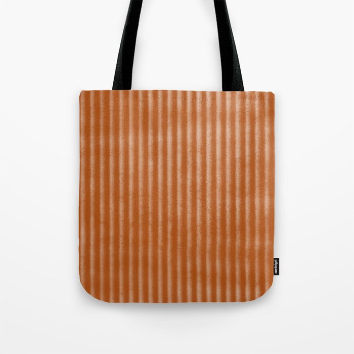 Ribbed (Rust) Tote Bag Gallery Image 1