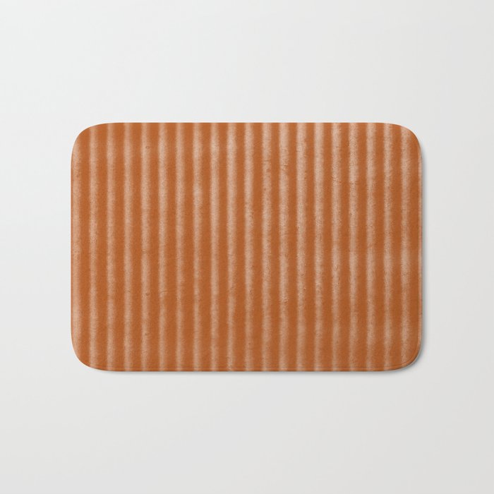 Ribbed (Rust) Bath Mat Gallery Image 1