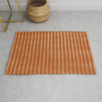Ribbed (Rust) Rug Gallery Image 1