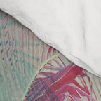 Pastel Palms #2 - Modern Tropical Photograph Comforter Gallery Image 4