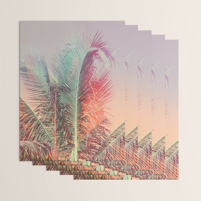 Pastel Palms #2 - Modern Tropical Photograph Wrapping Paper Gallery Image 3