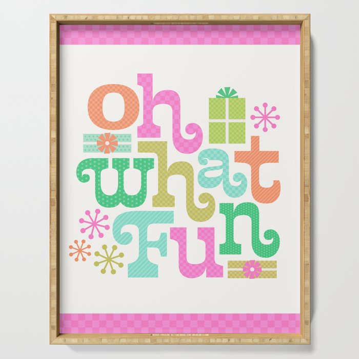 Oh What Fun Serving Tray Gallery Image 1