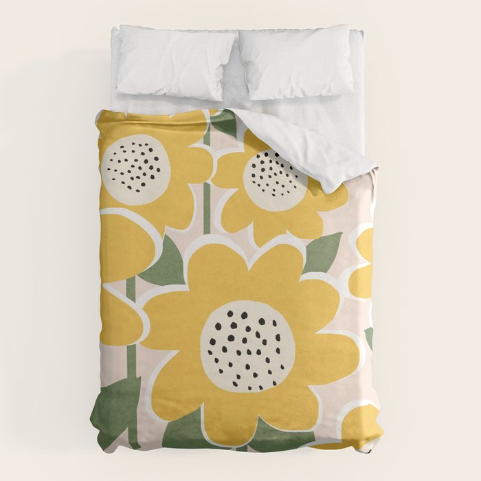 Flower Market - Sunflower #1 Duvet Cover Gallery Image 1
