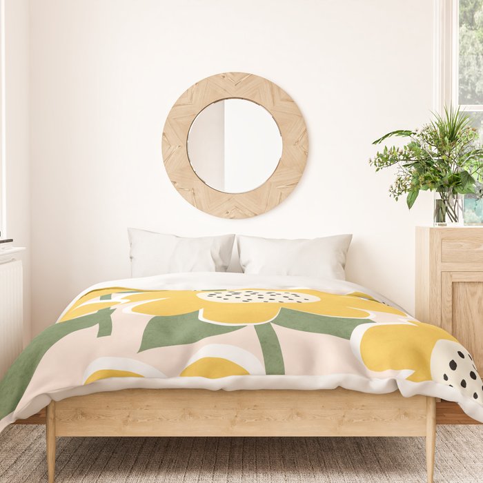 Flower Market - Sunflower #1 Duvet Cover Gallery Image 3