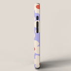 Abstract Flower Shape - Lilac, Cream and Red iPhone Case Gallery Image 2