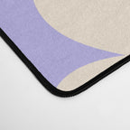 Abstract Flower Shape - Lilac, Cream and Red Desk Mat Gallery Image 4