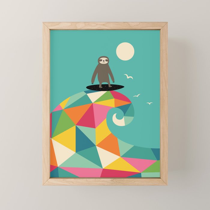 Surfs Up Mini Art Print Gallery Image 1