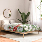 Rousing Red Botanical Comforter Gallery Image 2