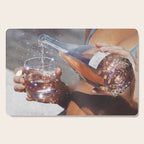 WATER ENERGY | collage art by Yana Potter | glitter art | collage creative | summer mood | sunshine Cutting Board Gallery Image 1