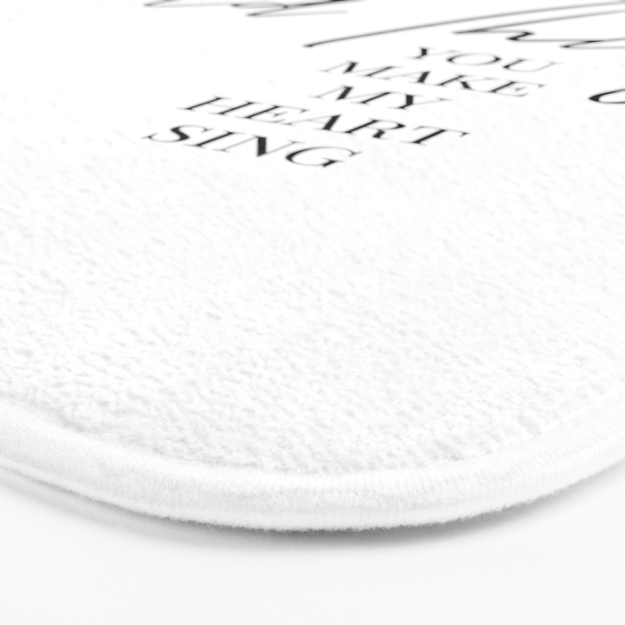 Wild thing, you make my heart sing Bath Mat Gallery Image 3