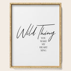 Wild thing, you make my heart sing Serving Tray Gallery Image 1