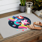 LUCKY Typography Outdoor Rug Gallery Image 2