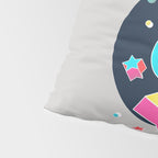 LUCKY Typography Pillow Sham Gallery Image 4