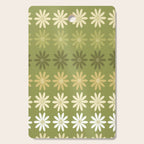 Ombre Abstract Daisies on Olive Green Cutting Board Gallery Image 1
