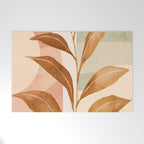 Tropical Leaf- Abstract Art 25 Welcome Mat Gallery Image 1