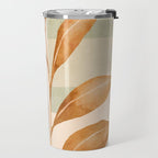 Tropical Leaf- Abstract Art 25 Travel Mug Gallery Image 2
