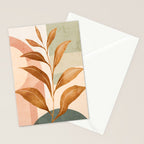 Tropical Leaf- Abstract Art 25 Stationery Card Gallery Image 2
