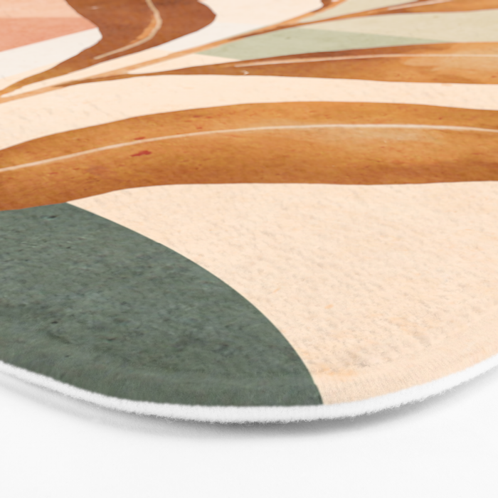 Tropical Leaf- Abstract Art 25 Bath Mat Gallery Image 3