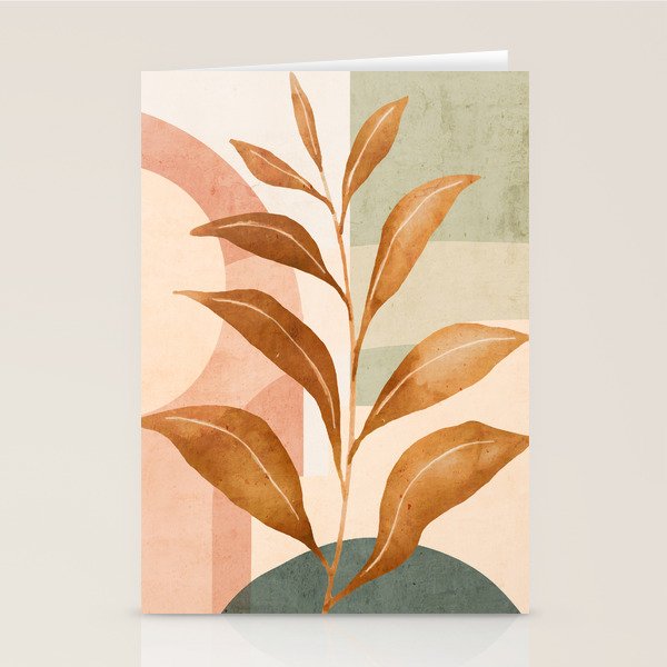 Tropical Leaf- Abstract Art 25 Stationery Card Gallery Image 2