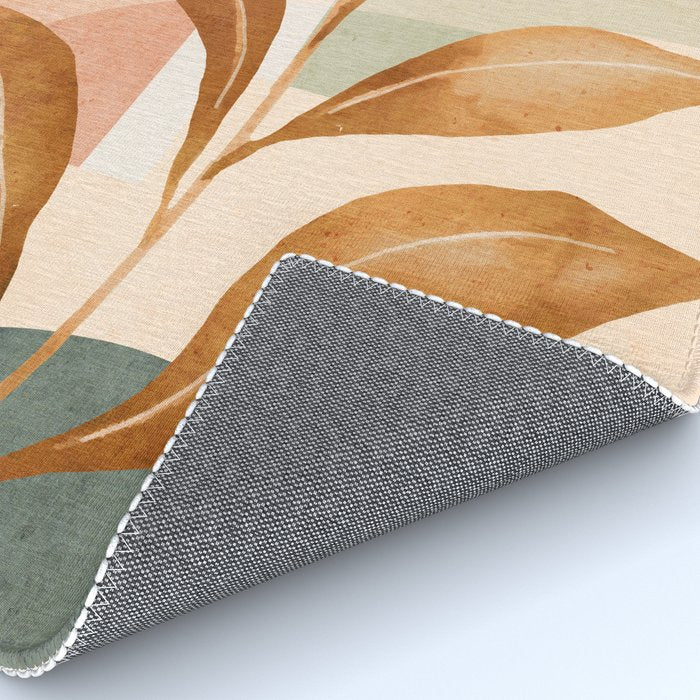 Tropical Leaf- Abstract Art 25 Rug Gallery Image 4