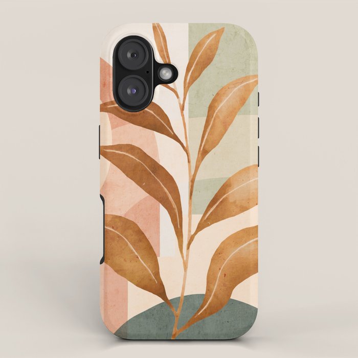 Tropical Leaf- Abstract Art 25 iPhone Case Gallery Image 1