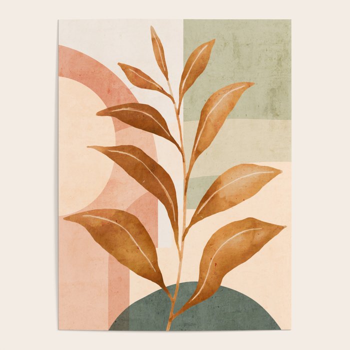 Tropical Leaf- Abstract Art 25 Poster Gallery Image 1