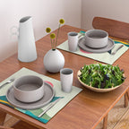 mid century whale sun sea Placemat Gallery Image 2