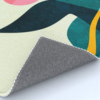 mid century whale sun sea Rug Gallery Image 4