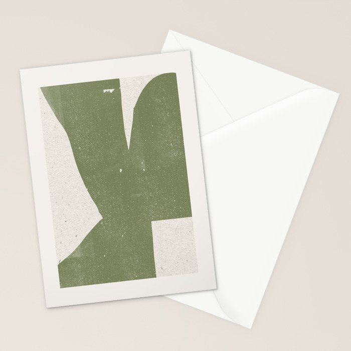 Green Object Paper Stationery Card Gallery Image 2