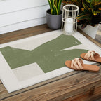 Green Object Paper Outdoor Rug Gallery Image 2