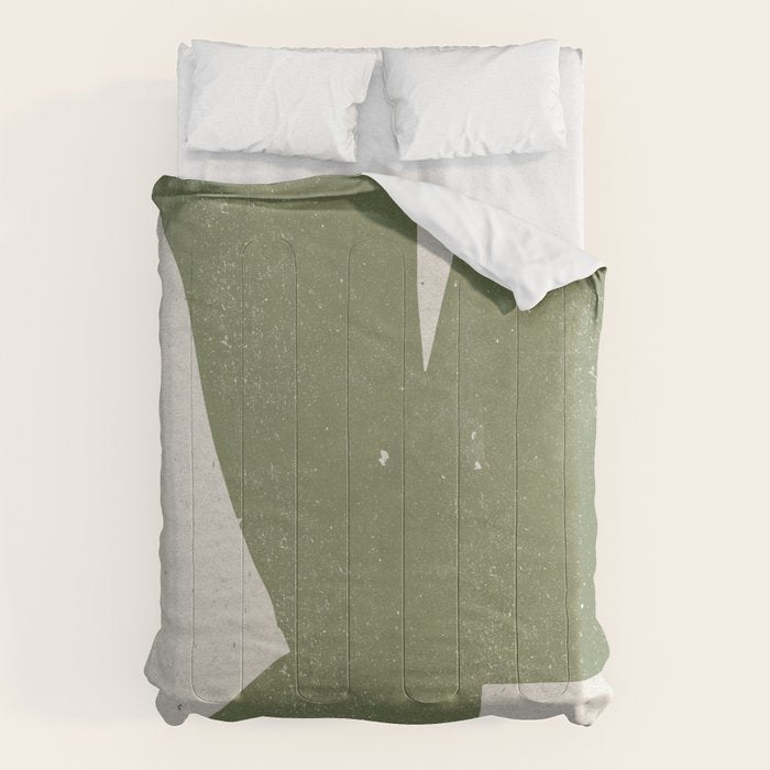 Green Object Paper Comforter Gallery Image 1