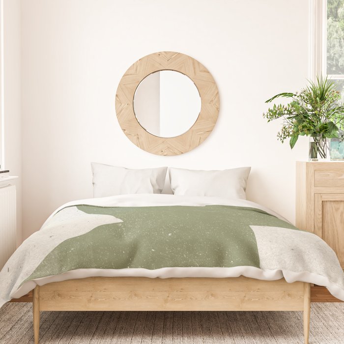 Green Object Paper Duvet Cover Gallery Image 3