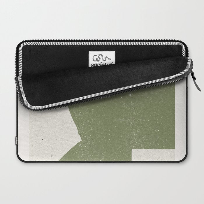 Green Object Paper Laptop Sleeve Gallery Image 2
