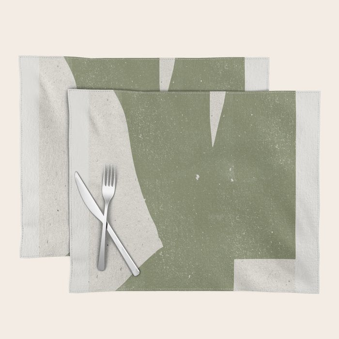 Green Object Paper Placemat Gallery Image 1
