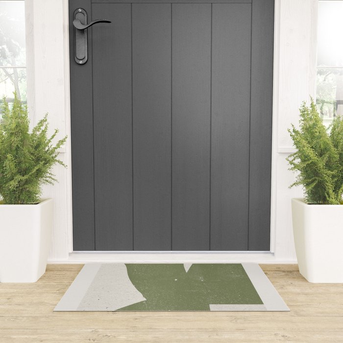 Green Object Paper Welcome Mat Gallery Image 3