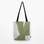 Green Object Paper Tote Bag Gallery Image 2