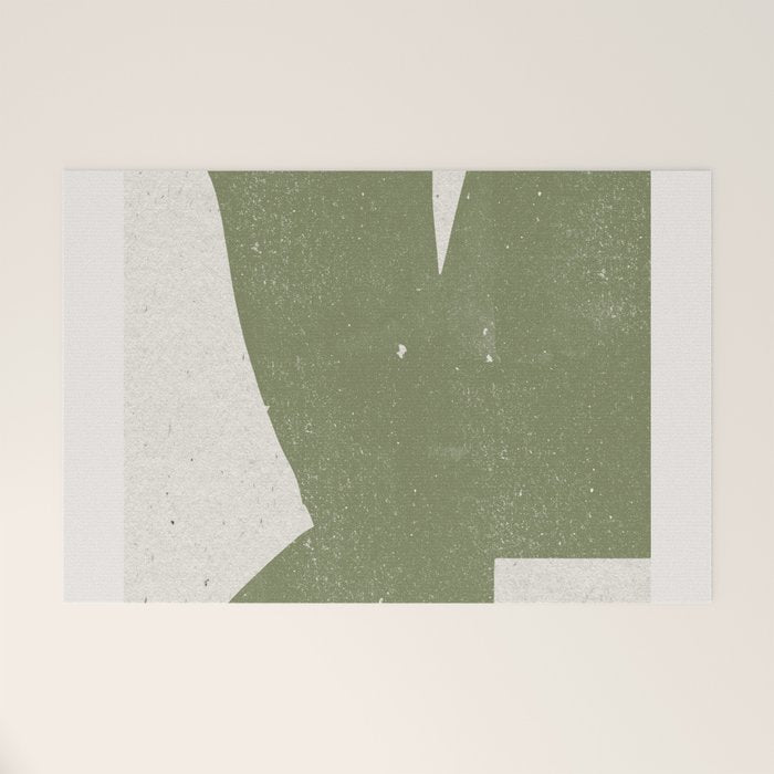 Green Object Paper Welcome Mat Gallery Image 1