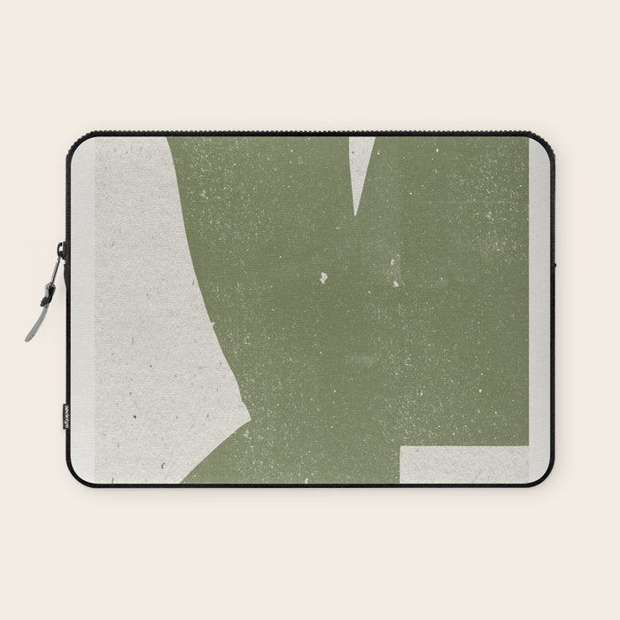 Green Object Paper Laptop Sleeve Gallery Image 1