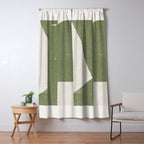 Green Object Paper Window Curtain Gallery Image 5